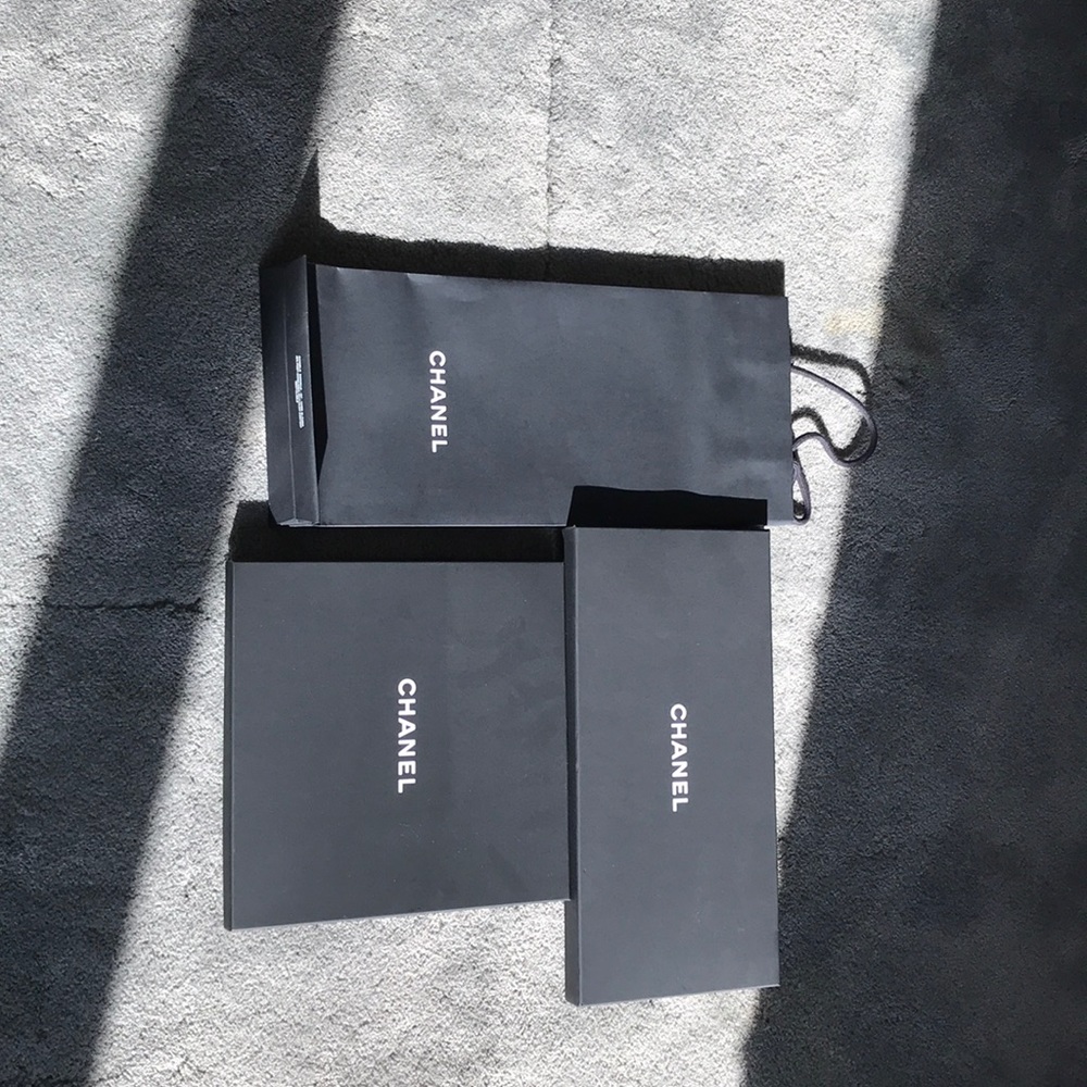 Chanel , 2 boxes, 1 bag